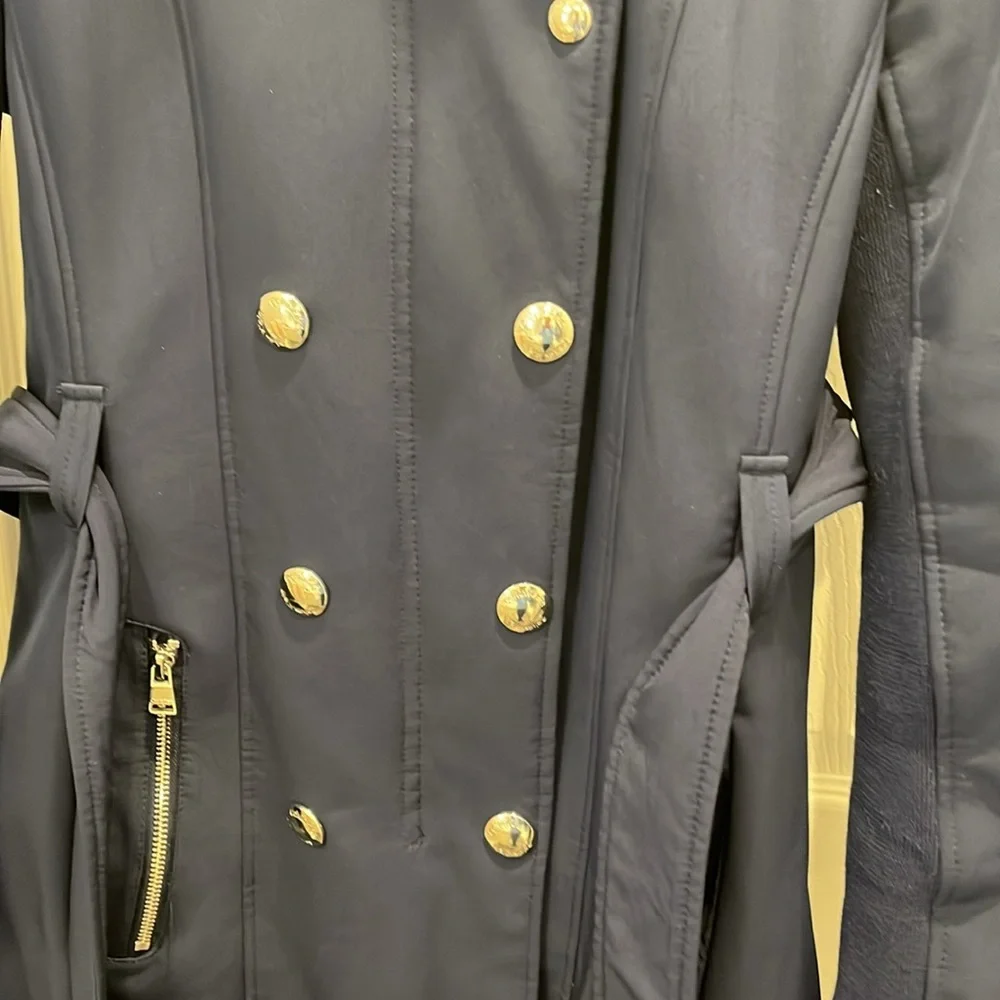 Calvin Klein Women's  Blue Trench Coat - Picture 10 of 10